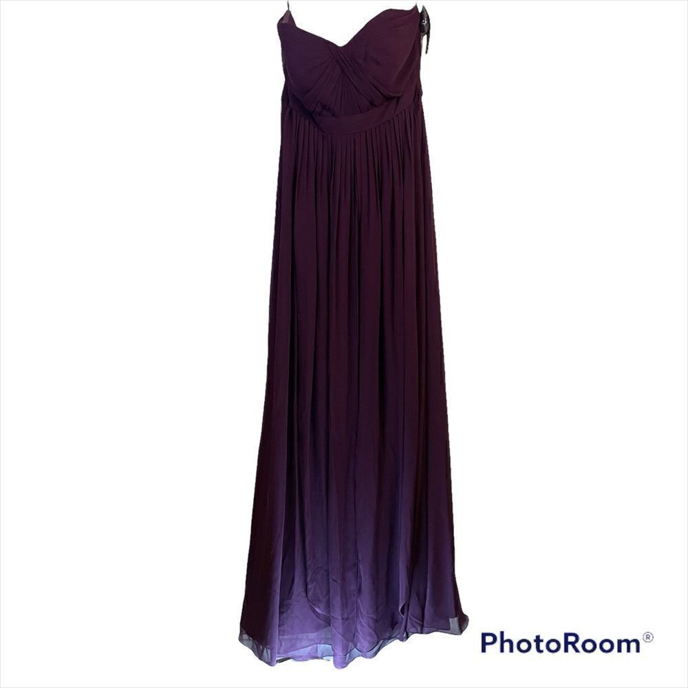 Jenny Yoo Aiden Convertible Dress Prussian Violet Nwt Size 10